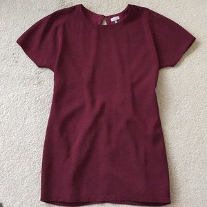 Tobi Wine Straight Dress